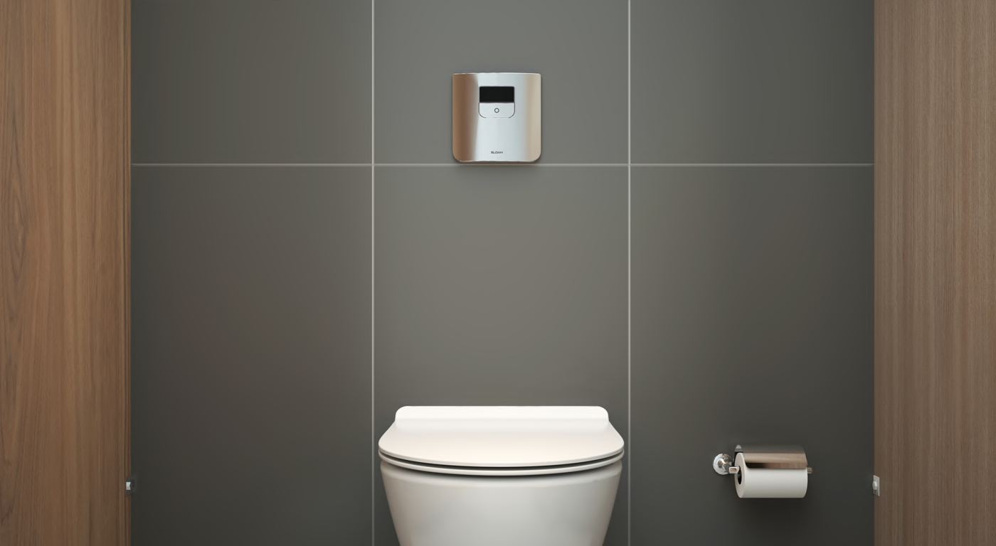 Sloan: TruFlush Sensor Single-flush Flushometer - Hands-free operations for hygienic convenience.